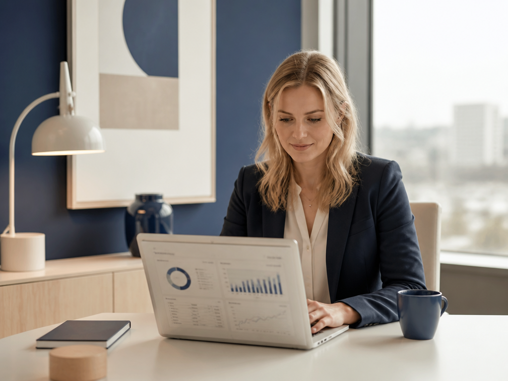Person analyserar data från svenska myndigheter